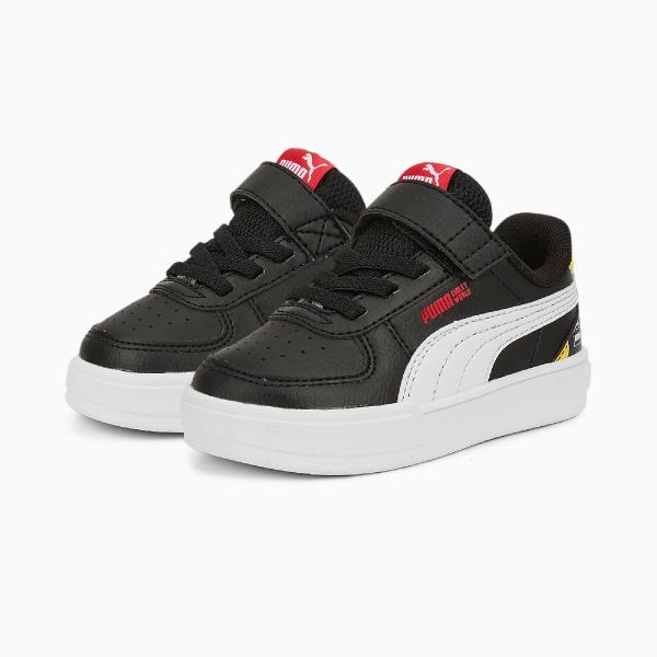 PUMA Caven SMILEYWORLD AC+ Inf Puma Black-Puma White-Vibrant Yellow-High Risk Red