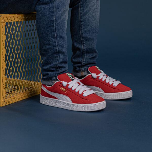 PUMA PUM SUEDE XL FOR ALL TIME RED-PUMA WHITE