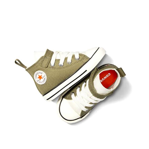 CONVERSE CON CTAS 1V HI MOSSY SLOTH/EGRET/ORANGE