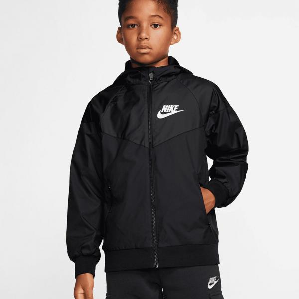 NIKE NIK NIKE SPORTSWEAR WINDRUNNER BLACK/BLACK/BLACK/WHITE