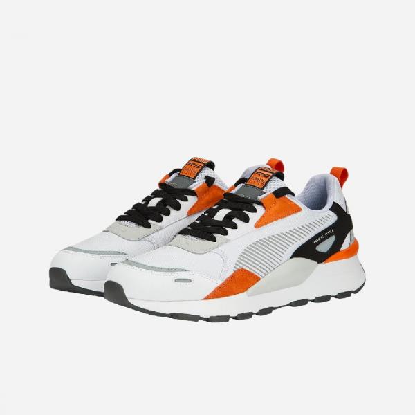 PUMA RS 3.0 Suede PUMA White-Rickie Orange