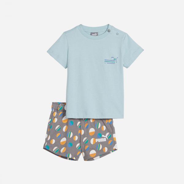 PUMA PUM ESS+ SUMMER CAMP INFANTS SET JS TURQUOISE SURF