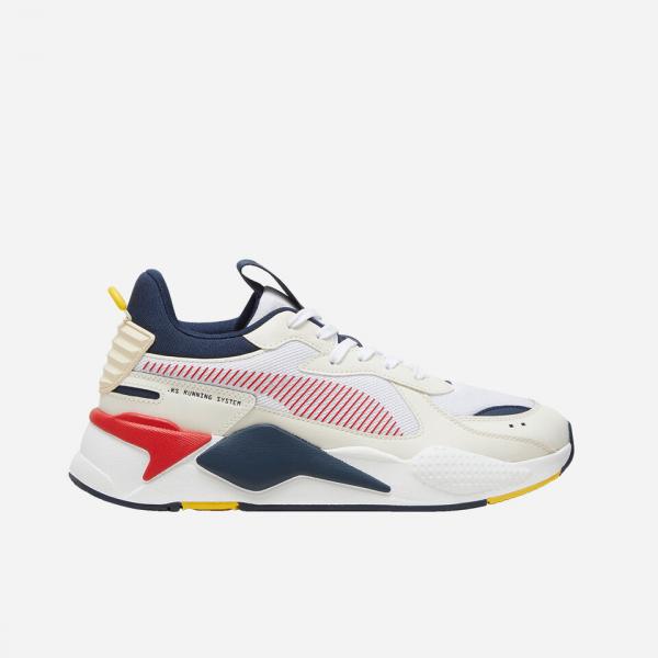 PUMA PUM RS-X GEEK WHITE-WARM WHITE-CLUB NAVY