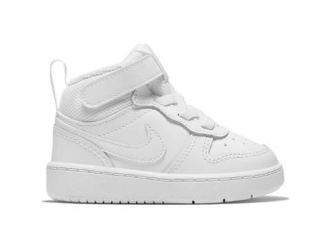 NIKE Nike Court Borough Mid 2 WHITE/WHITE-WHITE