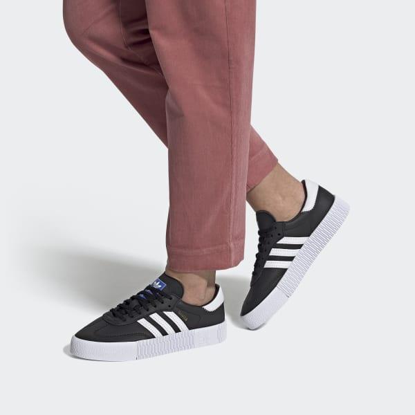 ADIDAS SAMBAROSE W BLACK/WHITE 