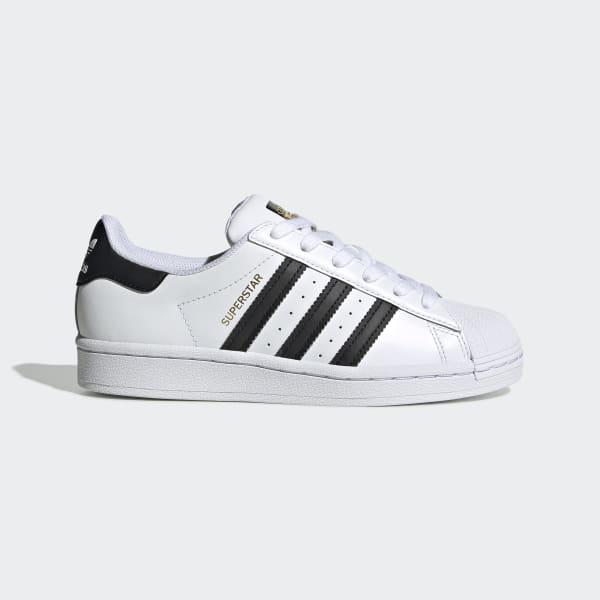 ADIDAS SUPERSTAR J FTWWHT/CBLACK/FTWWHT