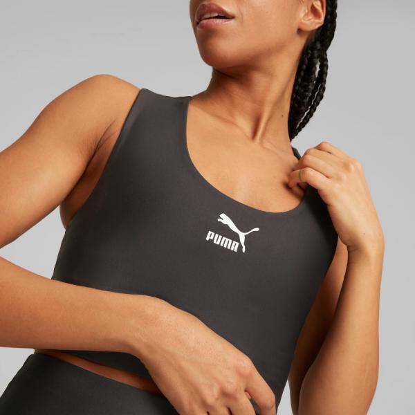 PUMA T7 Crop Top PUMA Black