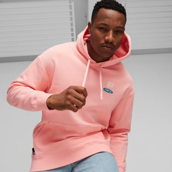 PUMA DOWNTOWN Graphic Hoodie TR Peach Smoothie