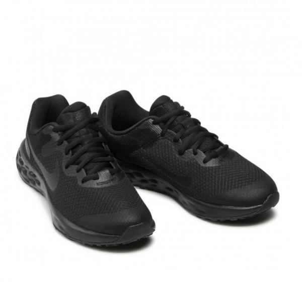 NIKE Nike Revolution 6 BLACK/BLACK-DK SMOKE GREY