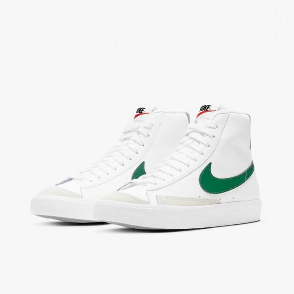 NIKE Nike Blazer Mid '77 WHITE/PINE GREEN-PINE GREEN-BLACK