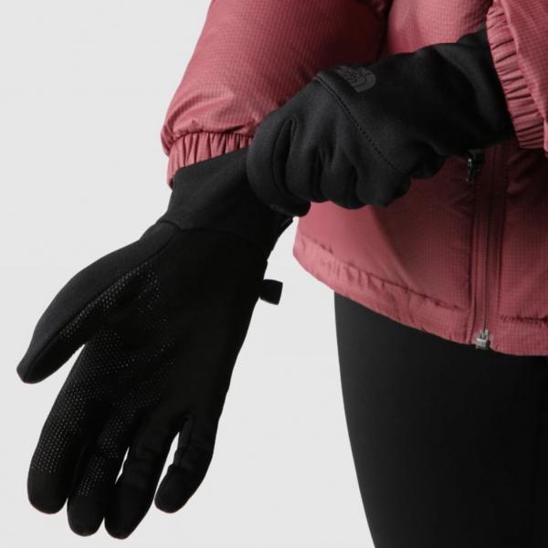 THE NORTH FACE  NTF ETIP RECYCLED GLOVE TNF BLACK/TNF WHITE LOGO