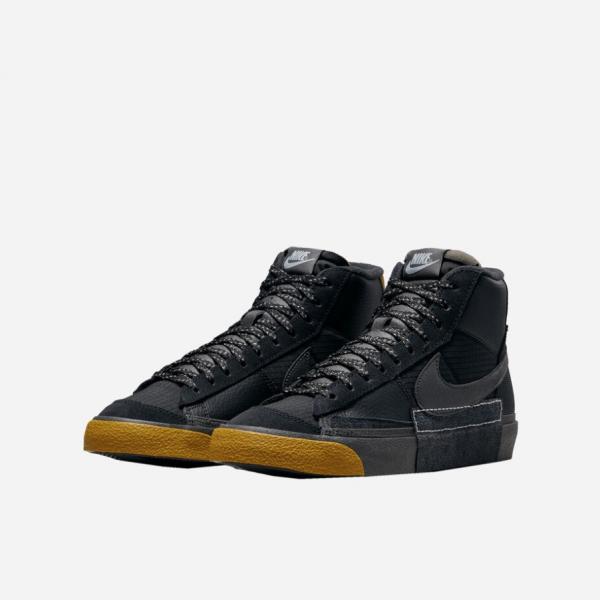 NIKE Nike Blazer Mid Pro Club BLACK/MEDIUM ASH-BRONZINE-BLUE TINT