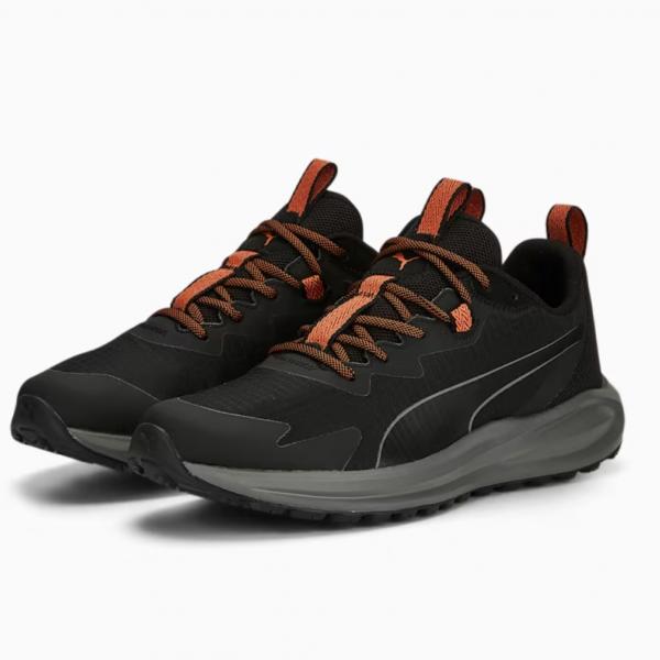 PUMA Twitch Runner Trail Black-Chili Powder