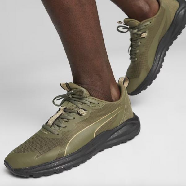 PUMA Twitch Runner Trail Olive- Black