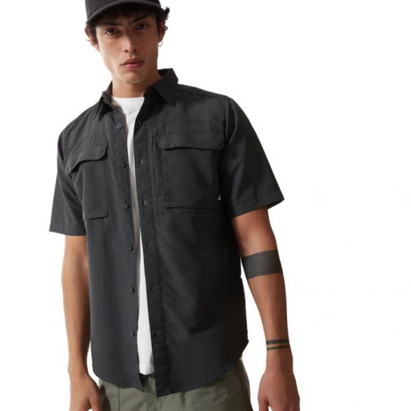 THE NORTH FACE  NTF M S/S SEQUOIA SHIRT ASPHALT GREY