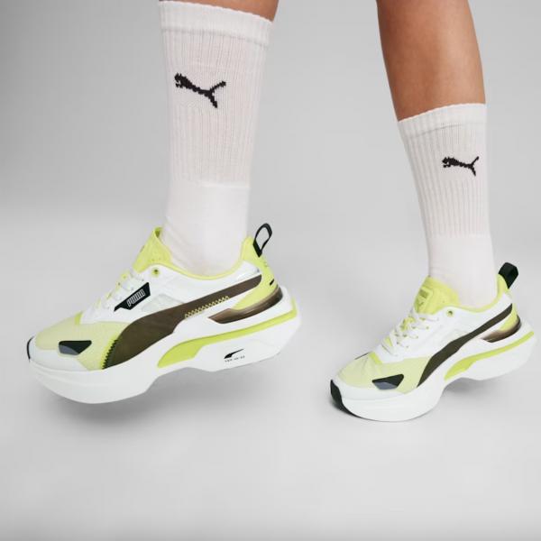 PUMA PUM KOSMO RIDER WNS WHITE-LIME SHEEN