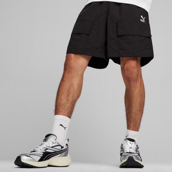 PUMA PUM CLASSICS CARGO SHORTS 7 WV BLACK