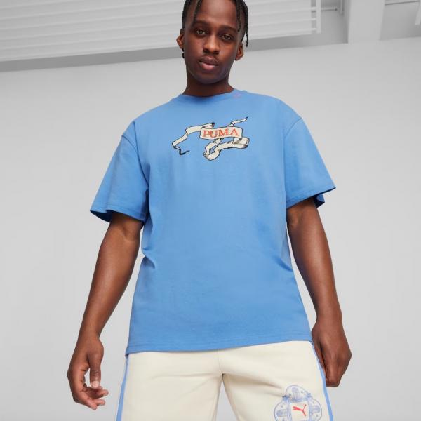 PUMA PUM SUPERSTITION TEE BLUE SKIES