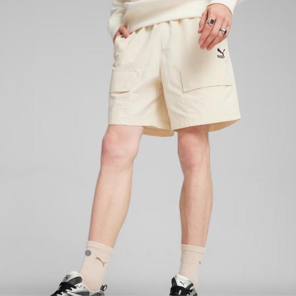 PUMA PUM CLASSICS CARGO SHORTS 7 WV ALPINE SNOW