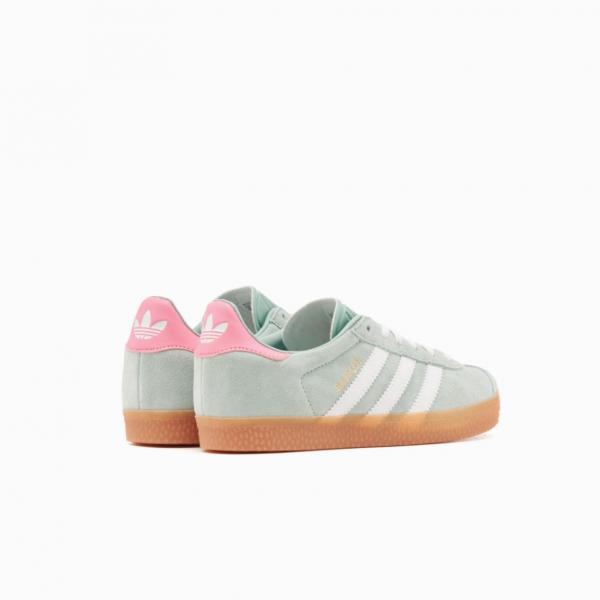 ADIDAS ADI GAZELLE C HAZGRN/FTWWHT/BLIPNK