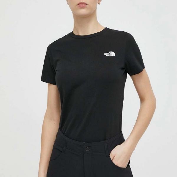 THE NORTH FACE  NTF W S/S SIMPLE DOME SLIM TEE TNF BLACK