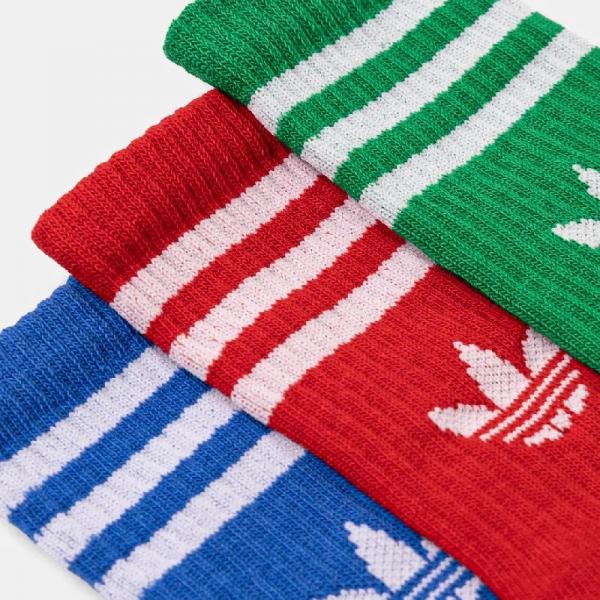 ADIDAS AOR CREW SOCK 3P BETSCA/BLUE/GREEN