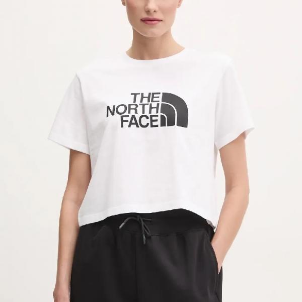 THE NORTH FACE  NTF W SS EASY RELAXED CROPPED TEE TNF WHITE