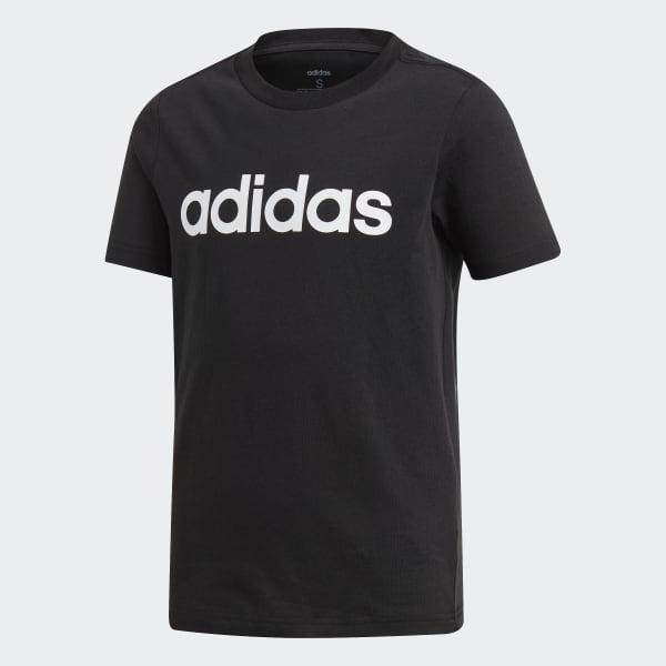 ADIDAS T-SHIRT YB E LIN TEE BLACK