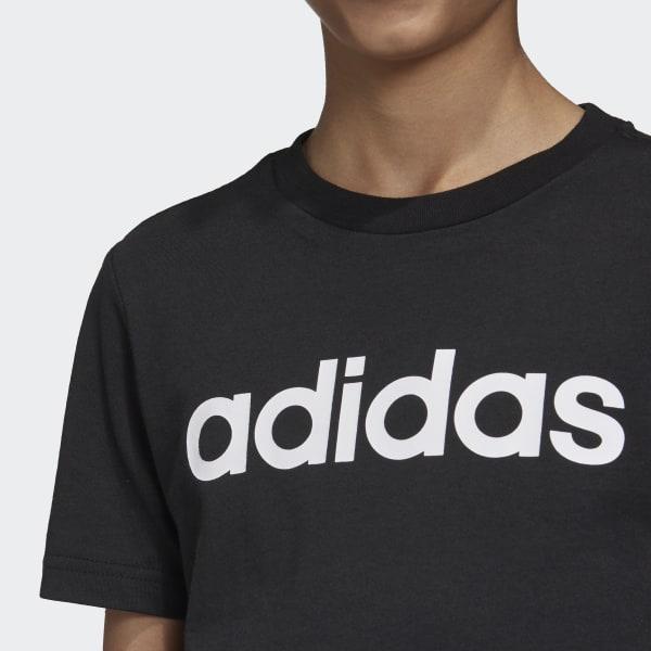 ADIDAS T-SHIRT YB E LIN TEE BLACK