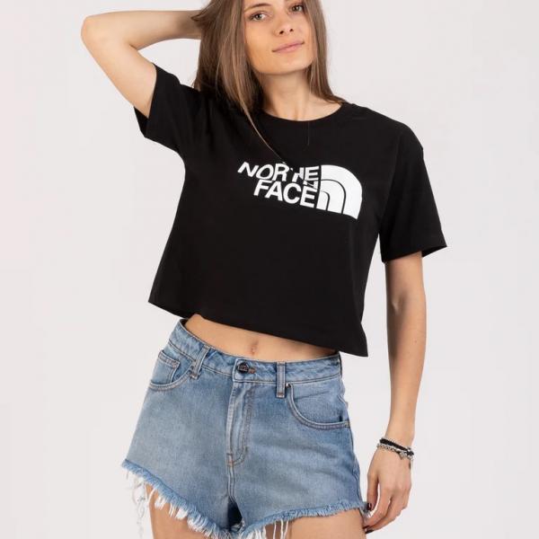 THE NORTH FACE  NTF W S/S CROPPED EASY TEE TNF BLACK