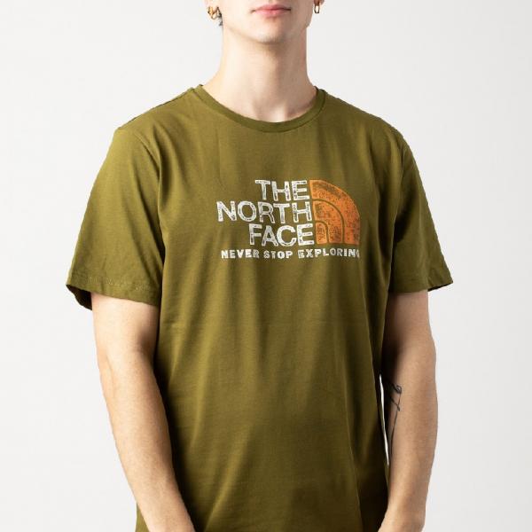 THE NORTH FACE  NTF M S/S RUST 2 TEE FOREST OLIVE