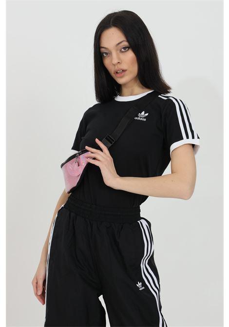 ADIDAS 3 STRIPES TEE BLACK