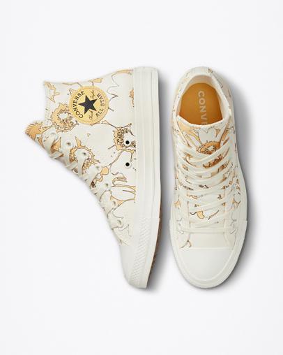 CONVERSE CHUCK TAYLOR ALL STAR SUMMER FLORALS-EGRET/CYBER MANGO/EGRET